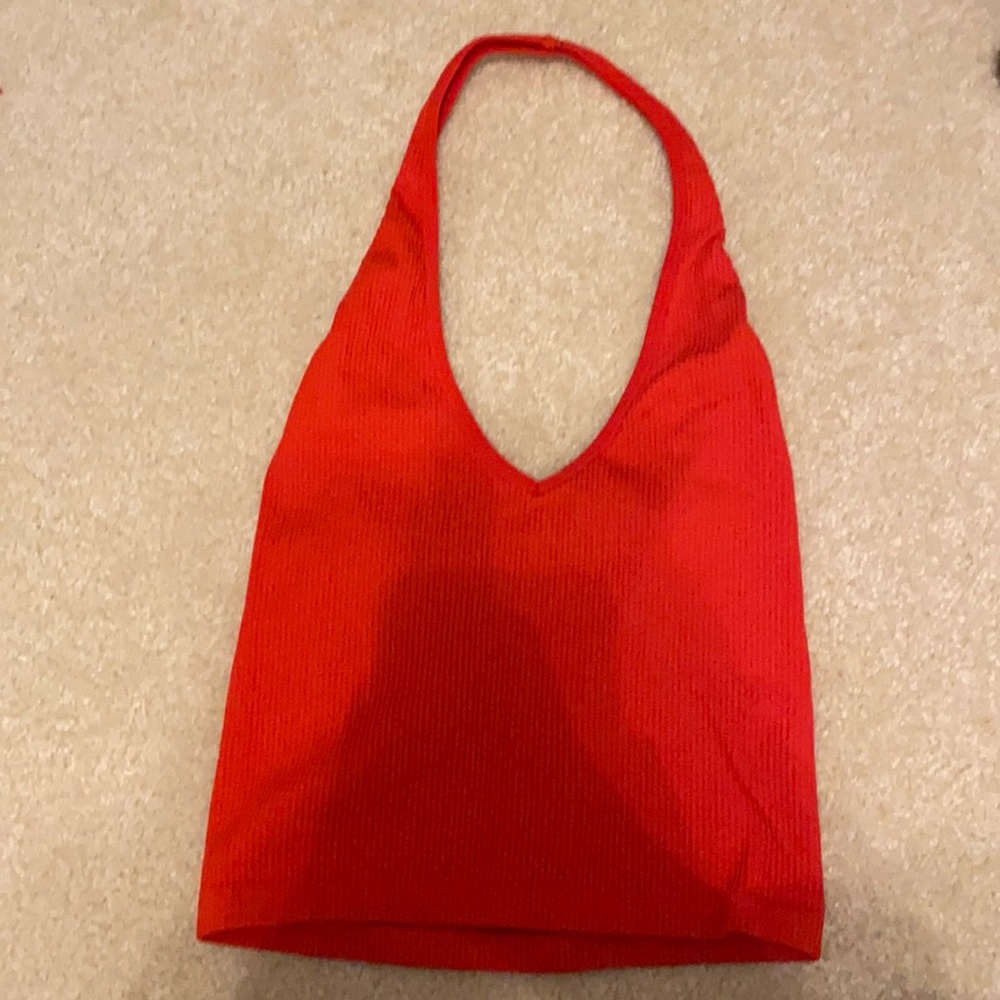 Urban Outfitters Red Crop Top